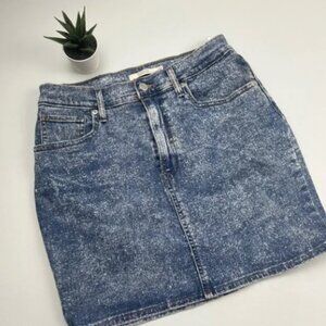 Levi’s Mile High Denim Acid Wash Skirt
